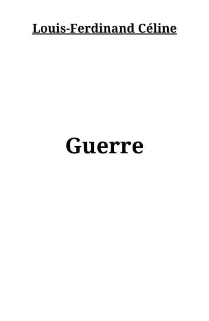 Couverture de La guerre des pauvres