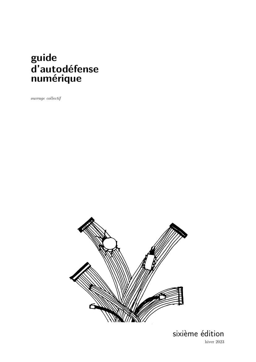 Couverture de Guide d’autodéfense numérique — sixième édition