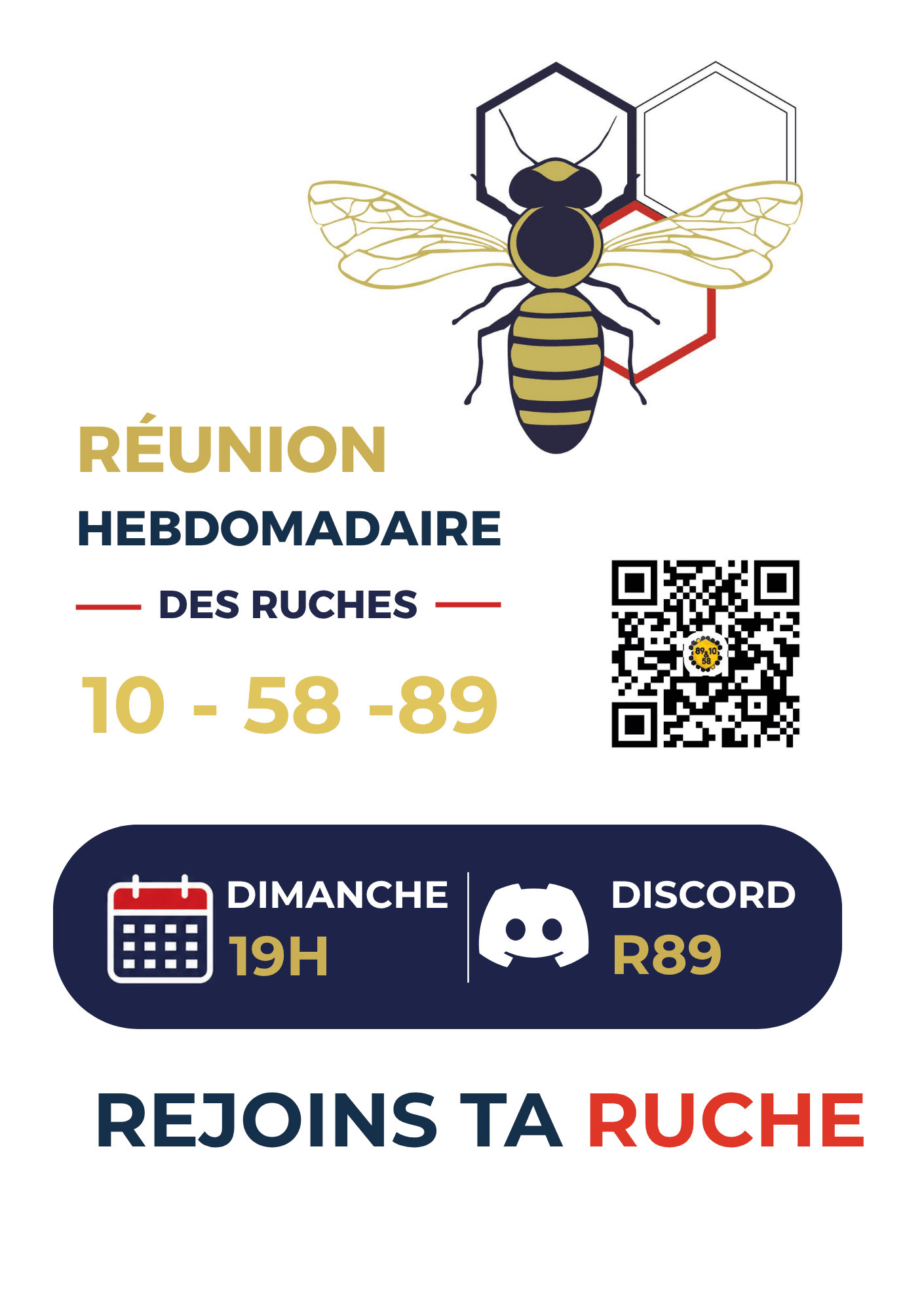 Affiche de Réunion Vocale opérationelle
