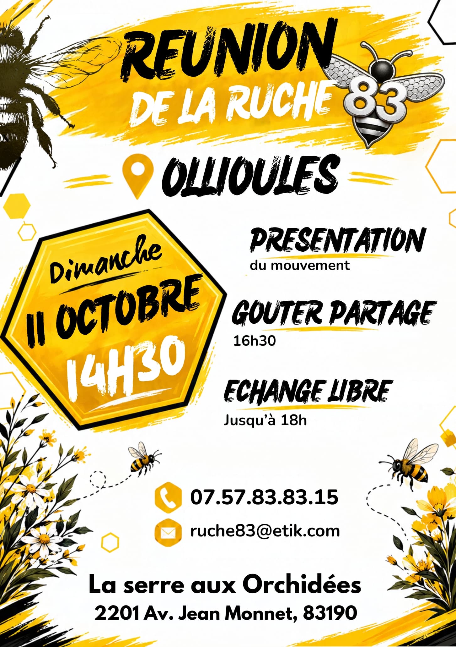 Affiche de Reunion d'accueil 83
