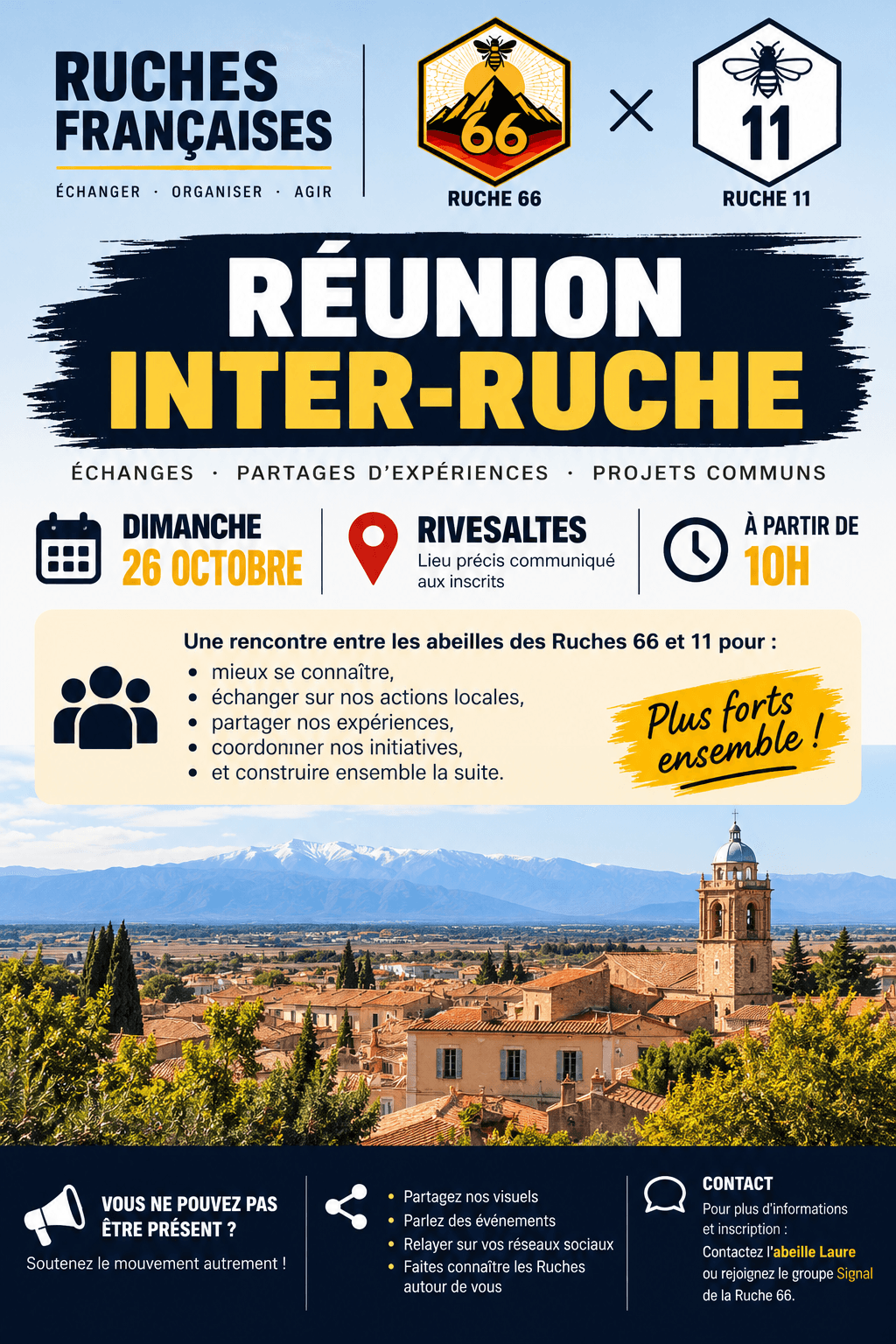 Affiche de REUNION INTER-RUCHES 66+11
