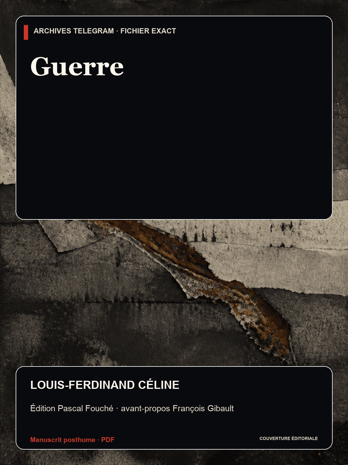 Couverture de Guerre