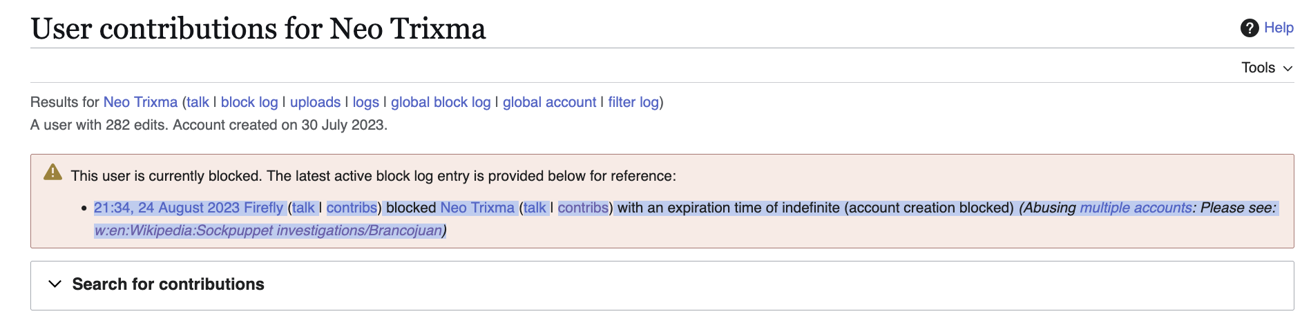 FAQ — Juan Branco a-t-il manipulé ses pages Wikipedia ?