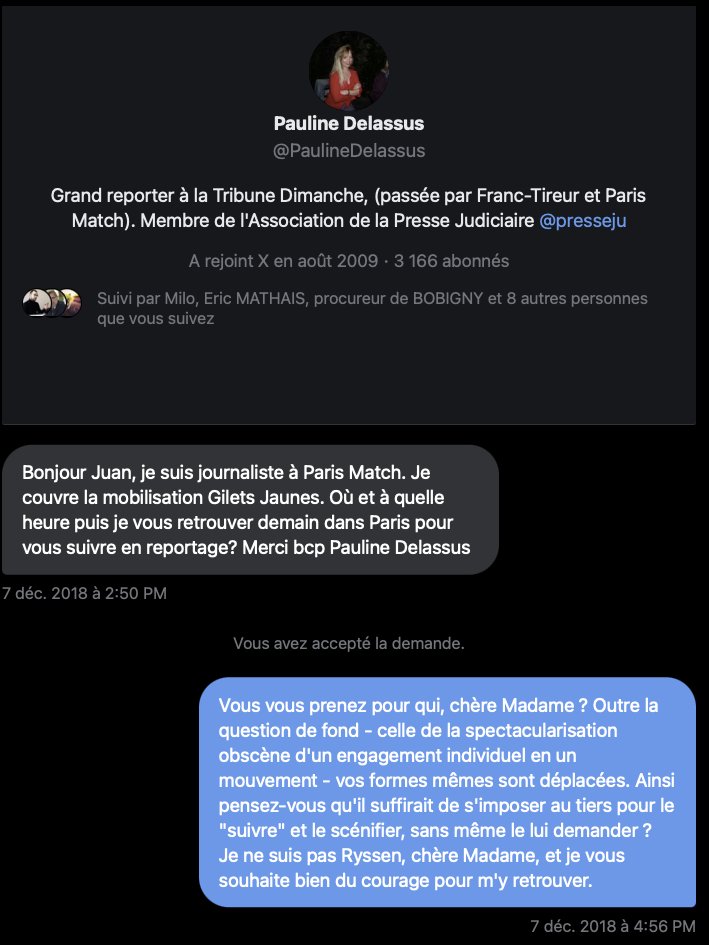 FAQ — Juan Branco a-t-il participé aux gilets jaunes ?