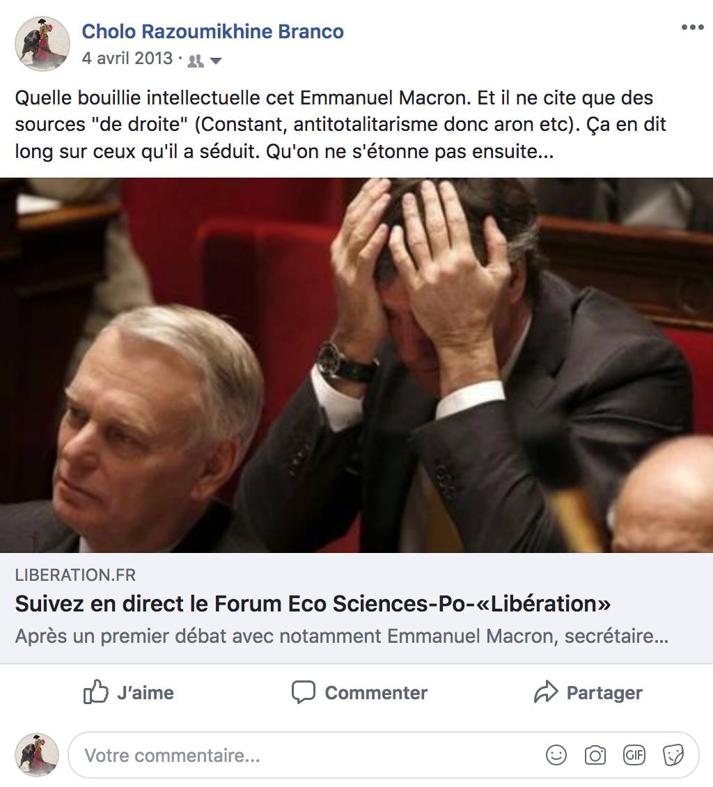 FAQ — Juan Branco avait-il averti au sujet d’Emmanuel Macron avant son élection ?