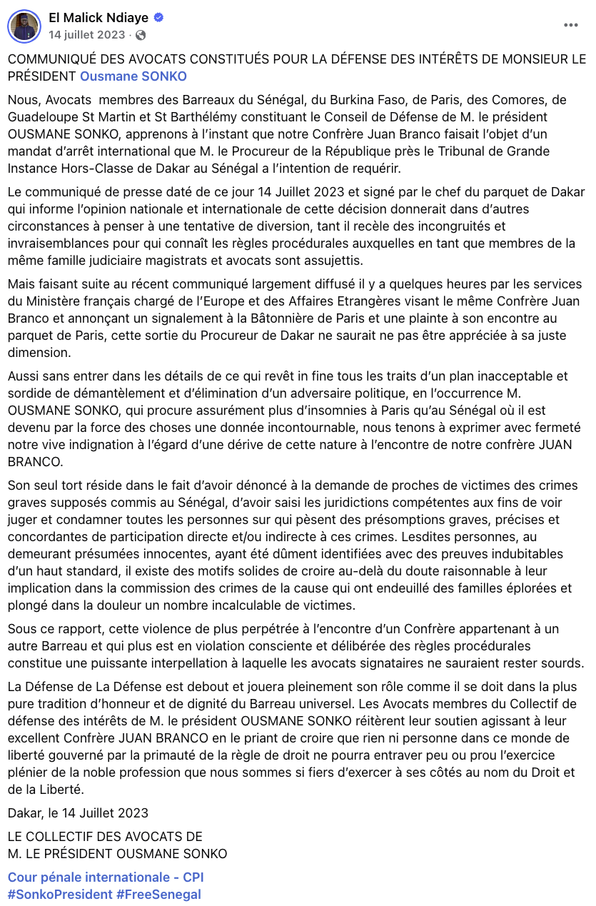 FAQ — Juan Branco a-t-il été accusé d’attentat et de complot contre l’État et risquait-il la perpétuité ?